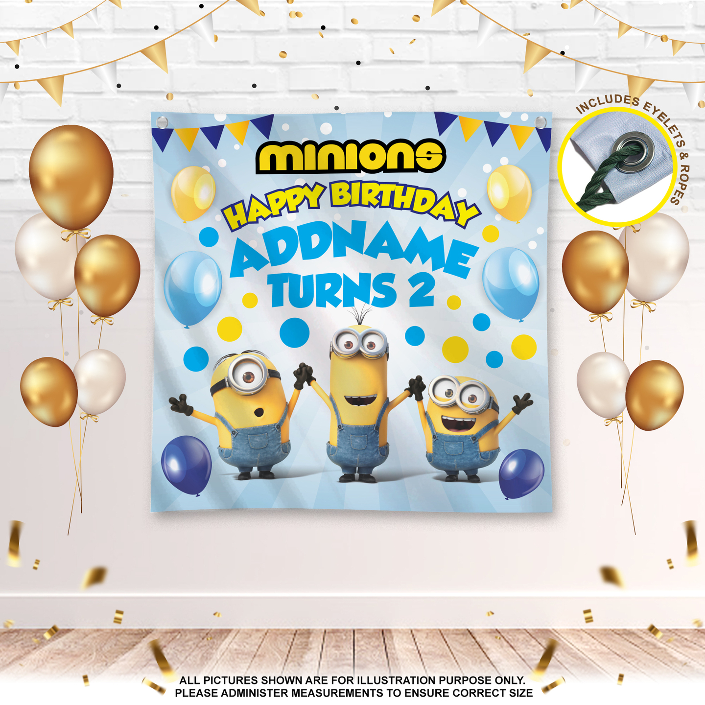 Birthday Banner Minions