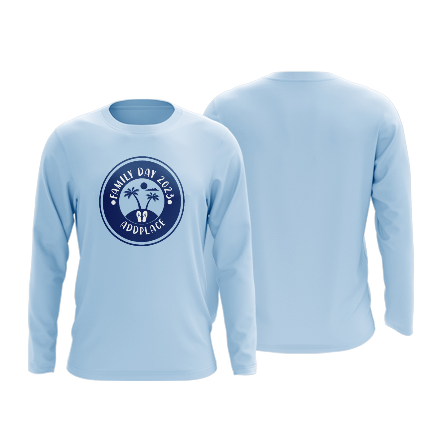 Family Day Long Sleeve T-Shirt Design 11