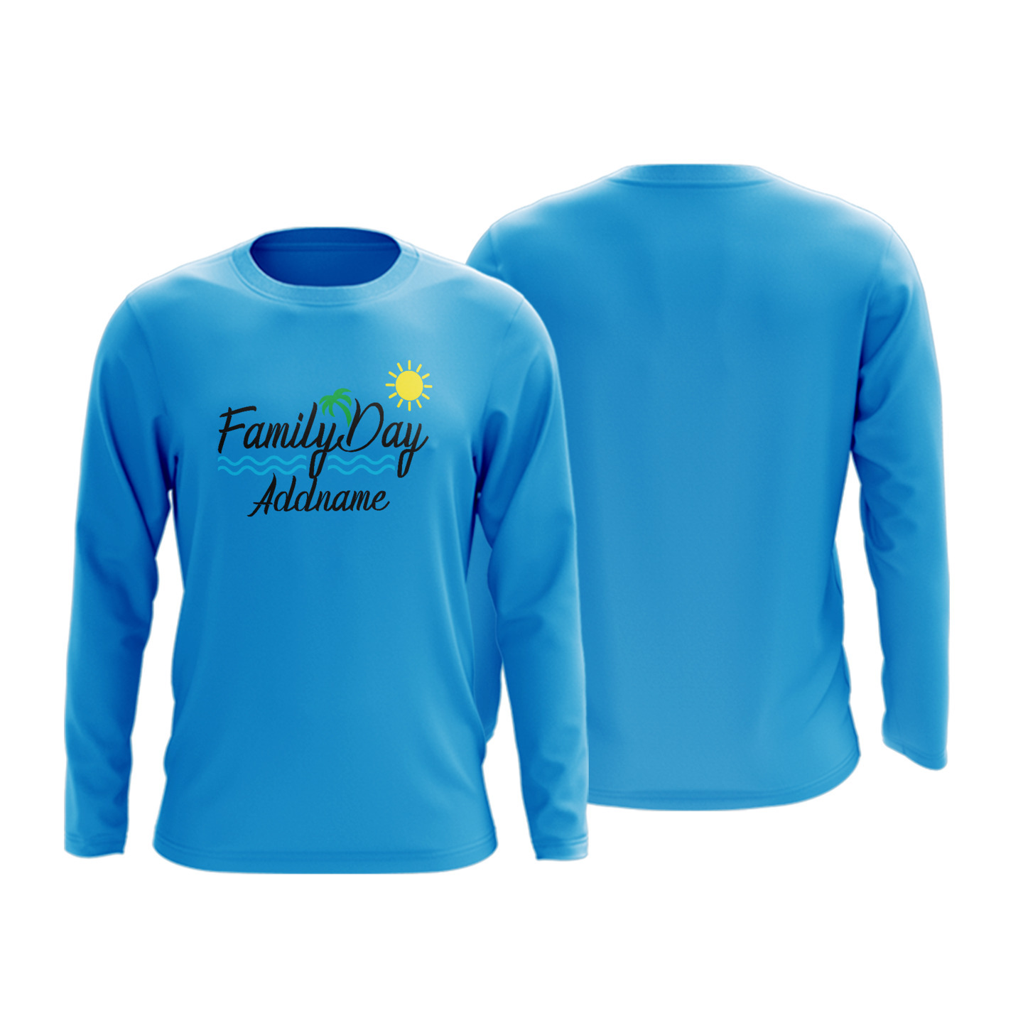 Family Day Long Sleeve T-Shirt Design 10