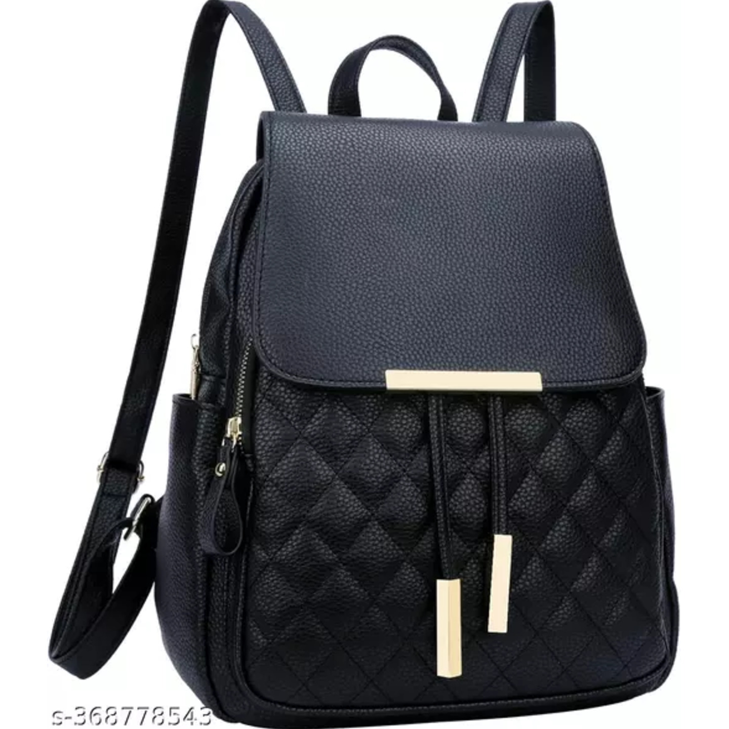 Backpack Purse for Women Girl Quilted PU rexcine Shoulder Travel Fashion Book bag