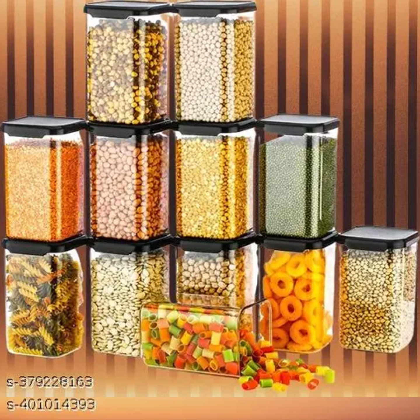 Airtight Storage Containers Set Of 12 - 1100ml
