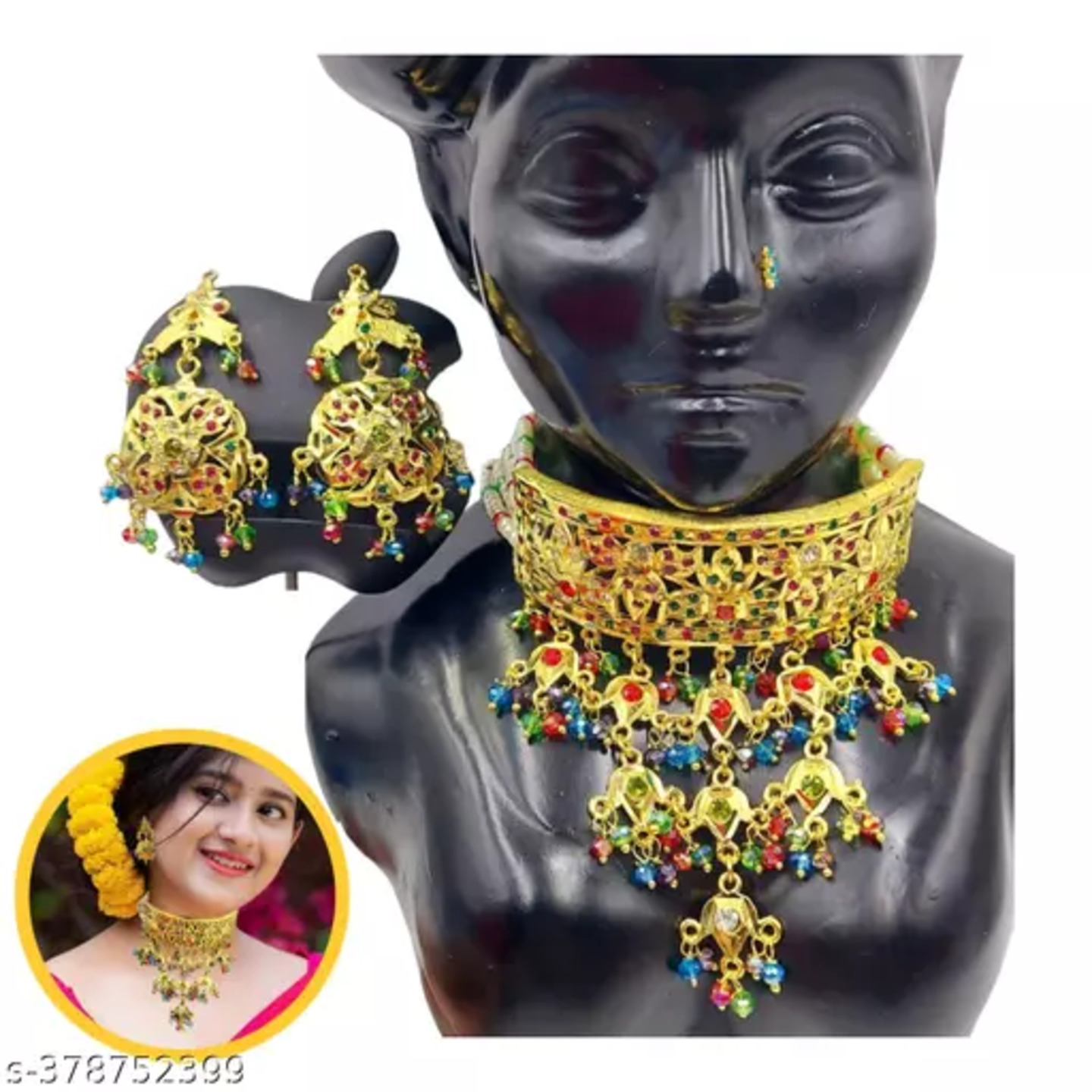 Choker Necklace Jewellary Set