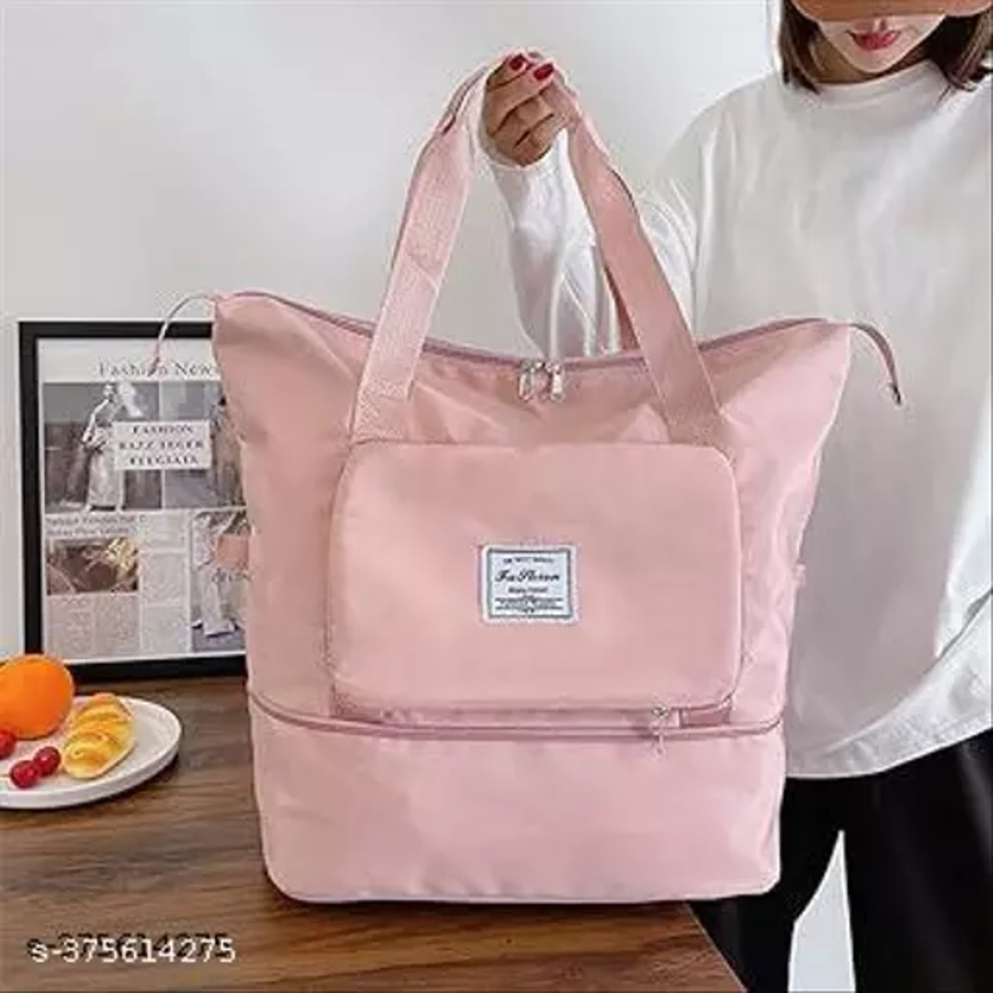 Large Capacity Foldable Travel Bag Expandable Bag , Hand Bag for Women ,