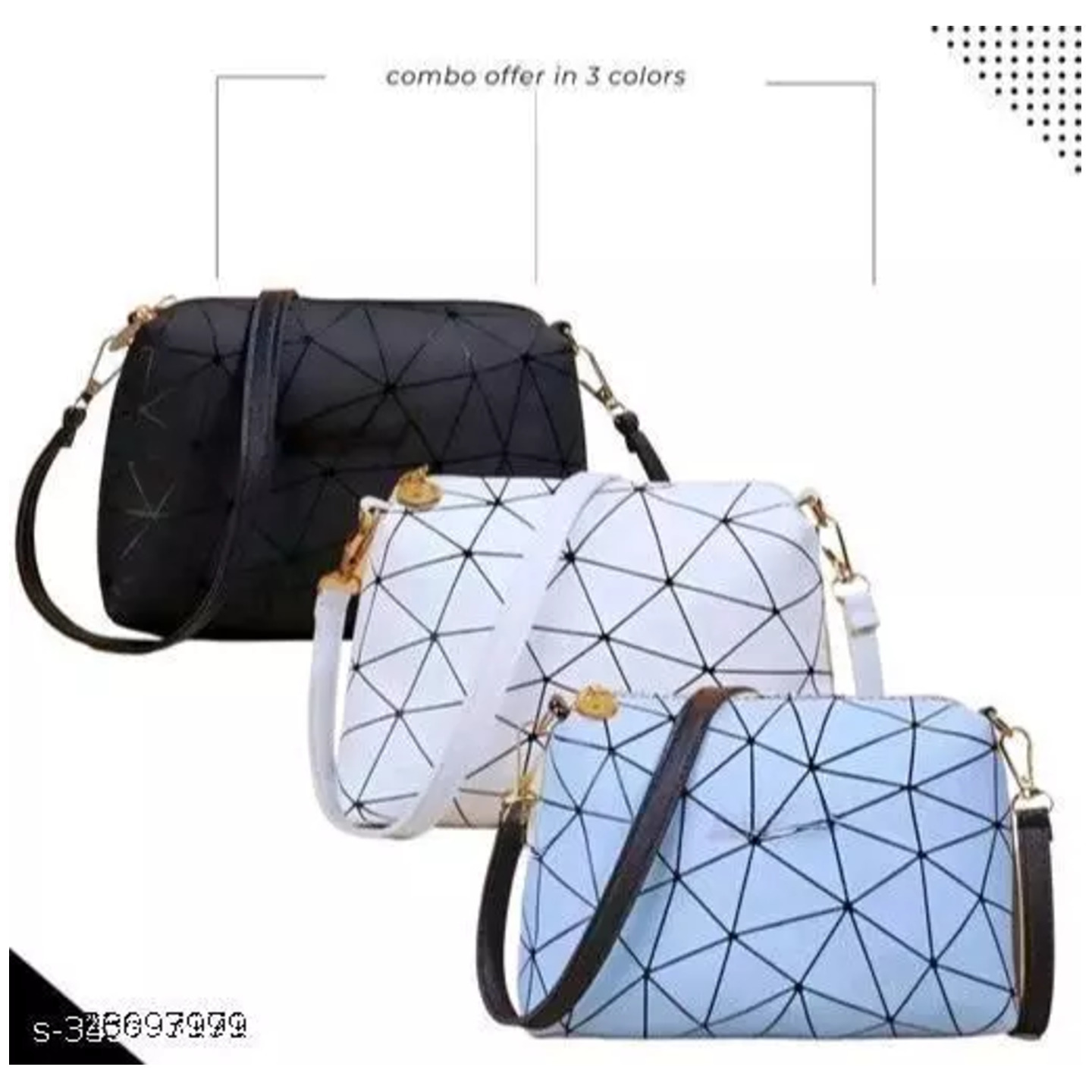 3 sling bag combo for women