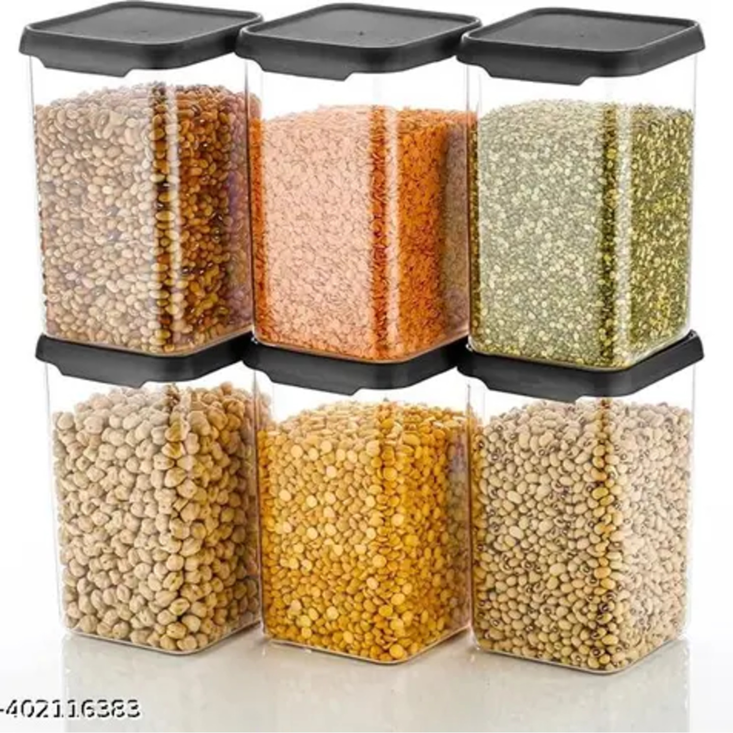 1100 ML CONTAINER (pack of 6)"kitchen accessories" "kitchen container" "refrigerator storage set" "container "glass jar" bottle" "container set" "kitchen container set" "jar "plastic container" glass set" "glass container" "plastic container set" "hot container set"